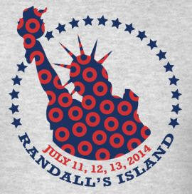 Phish 2014 Tour Randall's Island Lot Shirt | Men's