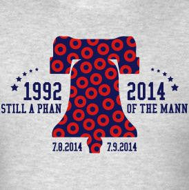 Phish 2014 Tour Mann Music Center Lot Shirt | Men's