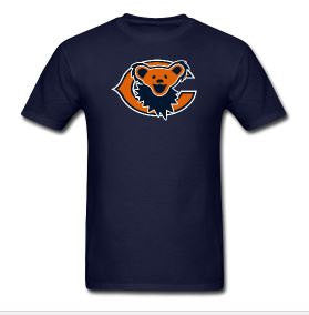 Grateful Dead Fare Thee Well Chicago Dancing Bear Lot Shirt