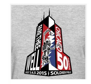 Grateful Dead Chicago Fare Thee Well Willis Tower Lot Shirt | Women's