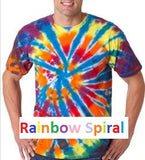 Tie Dye Spiral Design T-Shirt | Unisex