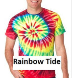 Tie Dye Tides / Waves Design T-Shirt | Unisex