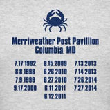 Phish 2014 Tour Merriweather Post Pavillion Lot Shirt | Men's