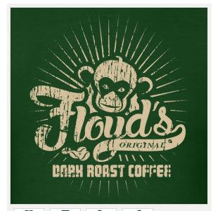 Phish Fee Floyd's Coffee Tan Logo Lot Shirt | Men's